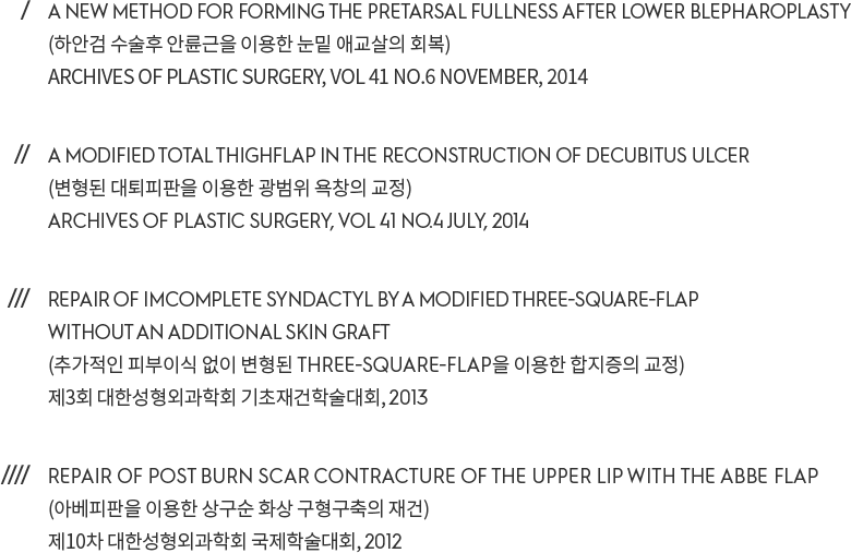 Published Papers List