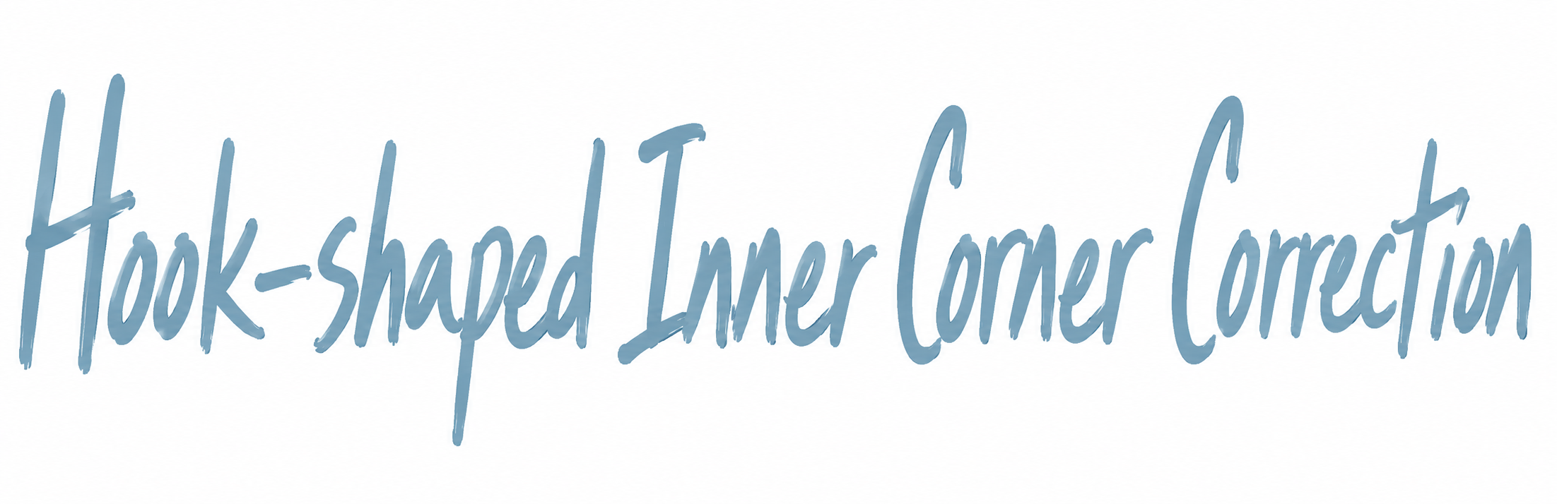Hook-shaped Inner Corner Correction